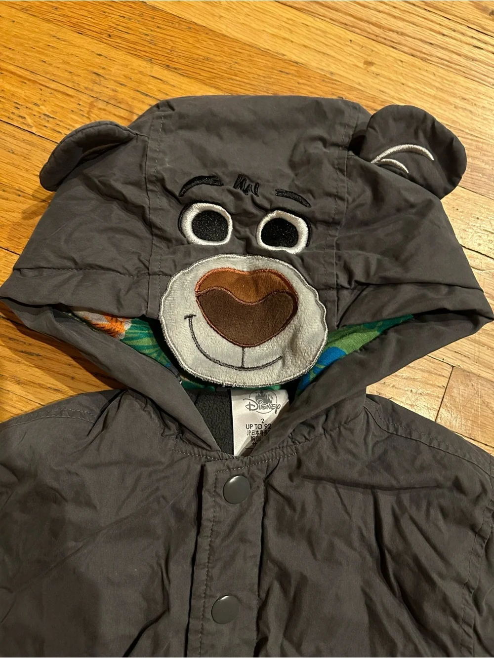 Disney the jungle book Hooded Kids Jacket with tiger Patch